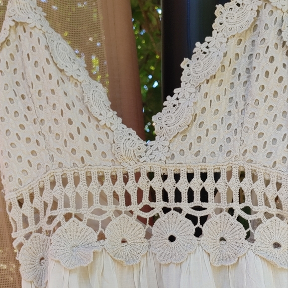 Made in Italy Cami lace top dress . Moda Sz.2 NWT - Picture 2 of 6